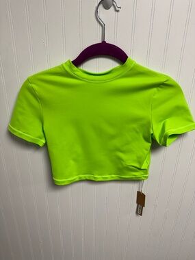 SKIMS Swim Shirt Neon Green XS NWT